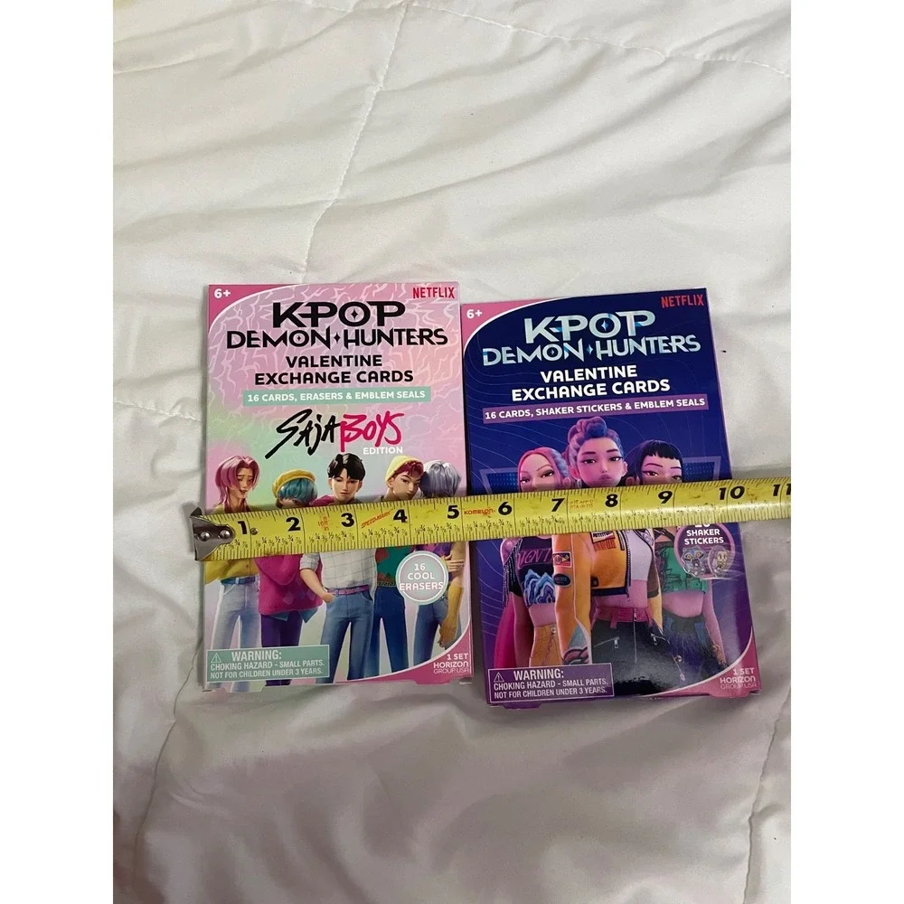 2026 KPop Demon Hunters 2 16 Classroom Valentine's Day Exchange Cards & Stickers